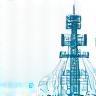 Telecom tower support icon